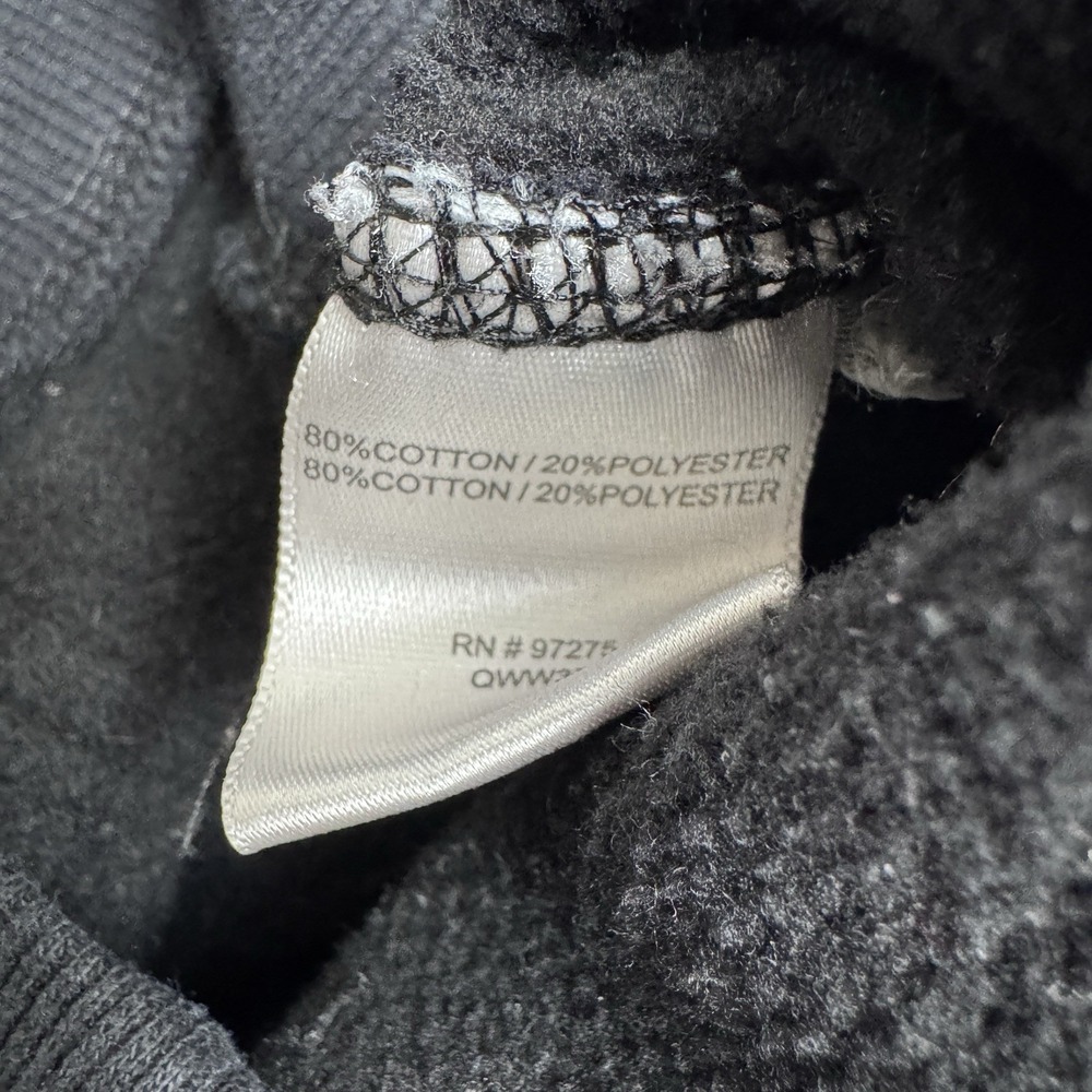 Fox Riders Co. Hoodie Womens Medium Black Skate Grunge Moto Cross Sweatshirt Y2K - Picture 5 of 9